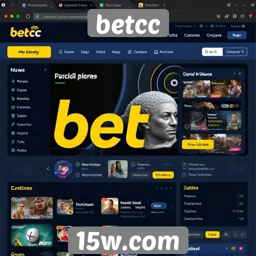 Exploração da interface e usabilidade do site betcc
